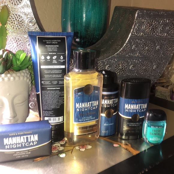 Bath and bodyworks Men’s Collection Manhattan Nightcap gift set combo - Picture 2 of 4